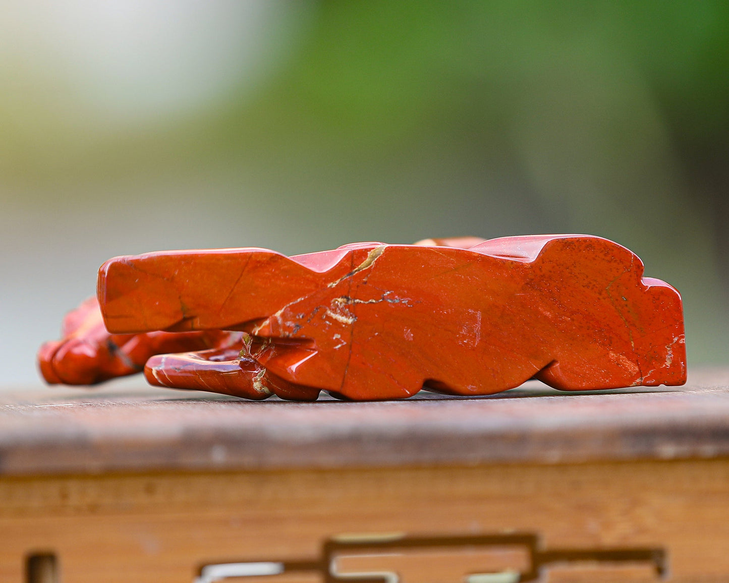Kindred Vein 6.3" Red Jasper Hand Carved Crystal Horse Sculpture (SKU: 3100170) - Photo 10