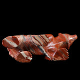 6.0" Red Jasper Polar Bear Carving