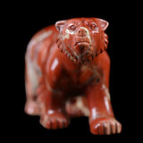 6.0" Red Jasper Polar Bear Carving