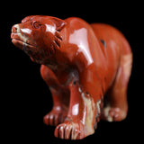 6.0" Red Jasper Polar Bear Carving