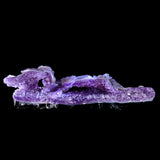 10.3" Amethyst Cluster Snake Carving