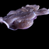 10.3" Amethyst Cluster Snake Carving