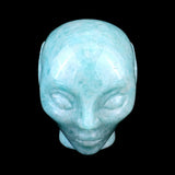 1.5" Amazonite Hand Carved Crystal Elf Alien