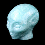 1.5" Amazonite Hand Carved Crystal Elf Alien