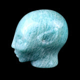1.5" Amazonite Hand Carved Crystal Elf Alien