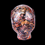 1.5" Leopard Skin Jasper Hand Carved Crystal Elf Alien
