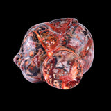 1.5" Leopard Skin Jasper Hand Carved Crystal Elf Alien