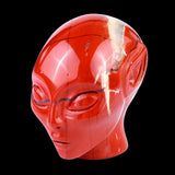 1.5" Red Jasper Hand Carved Crystal Elf Alien
