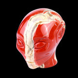 1.5" Red Jasper Hand Carved Crystal Elf Alien