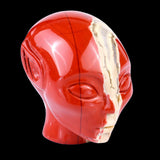 1.5" Red Jasper Hand Carved Crystal Elf Alien