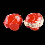 1.5" Red Jasper Hand Carved Crystal Elf Alien