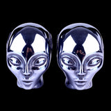 1.5" Tera Hertz Hand Carved Crystal Elf Alien