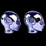 1.5" Tera Hertz Hand Carved Crystal Elf Alien
