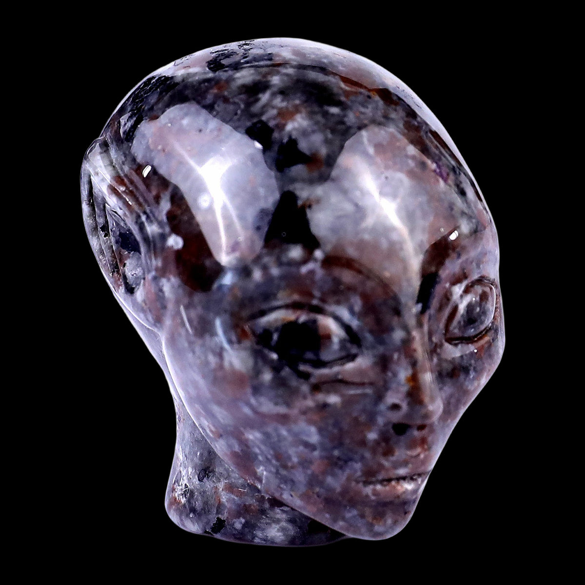 1.5" Yooperlite Hand Carved Crystal Elf Alien