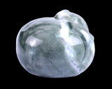 1.6" Nine Dragon Jade Hand Carved Crystal Sleepy Cat
