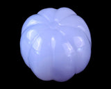 1.7" Blue Chalcedony Hand Carved Crystal Pumpkin