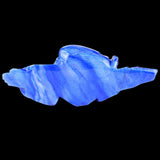 10.0×3.9×5.3" Blue Aventurine Hand Carved Crystal Buddha
