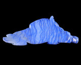 10.0×4.0×4.7" Blue Aventurine Hand Carved Crystal Buddha