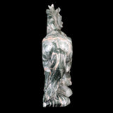 6.3" Nine Dragon Jade Hand Carved Crystal Horse
