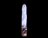 11.8" Blue Chalcedony Hand Carved Crystal Dolphins
