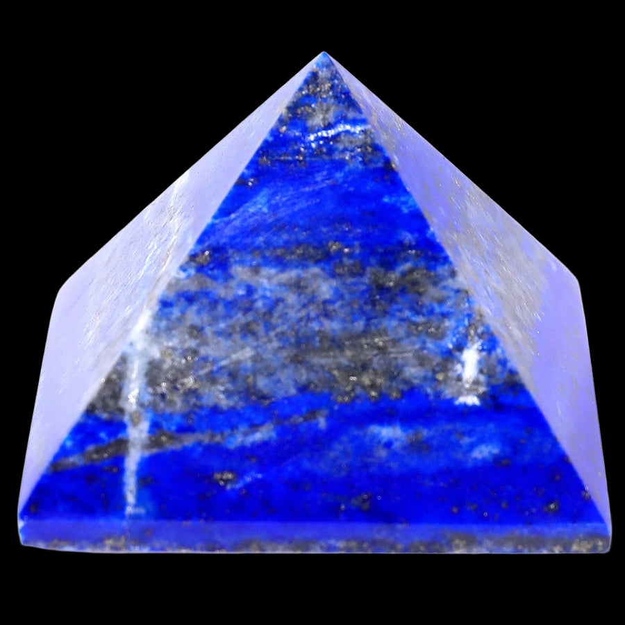 2.0" Lapis Lazuli Hand Carved Crystal Pyramid | No.111