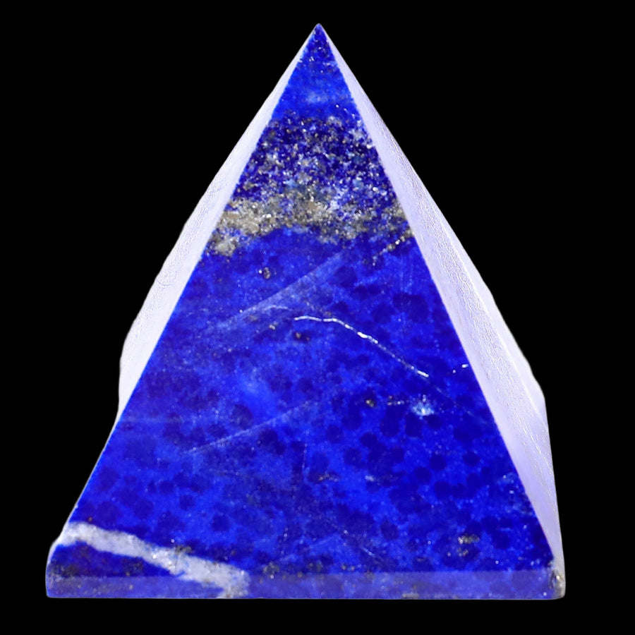 2.0" Lapis Lazuli Hand Carved Crystal Pyramid | No.113