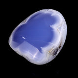 2.1" Blue Chalcedony Hand Carved Crystal Polished Stone