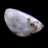 2.1" Blue Chalcedony Hand Carved Crystal Polished Stone