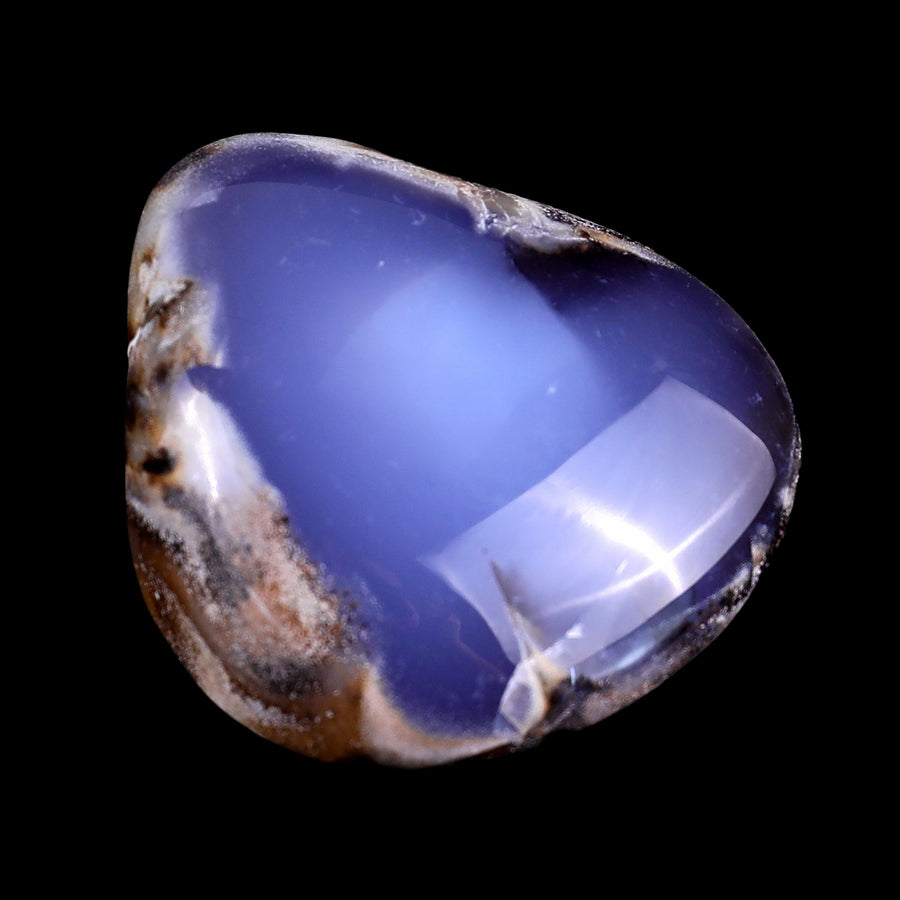 2.2" Blue Chalcedony Hand Carved Crystal Polished Stone