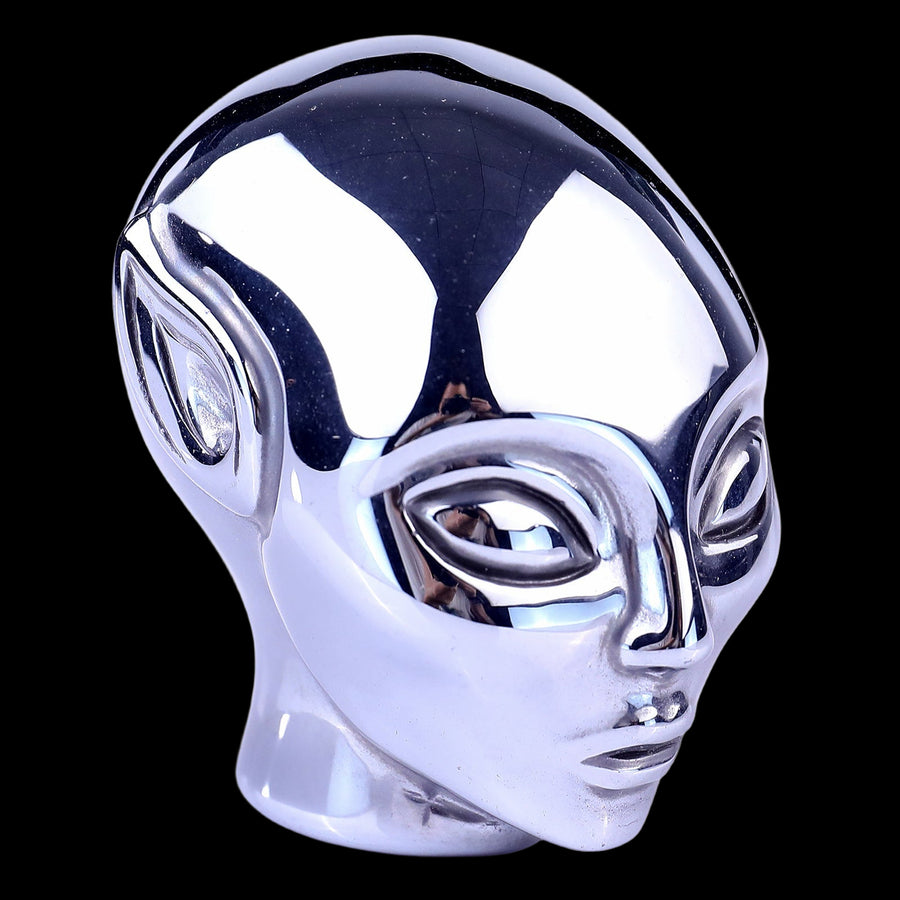 2.9" Tera Hertz Hand Carved Crystal Elf Alien