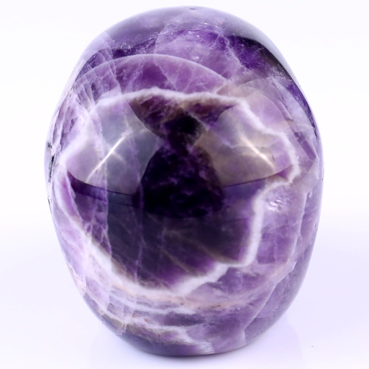 Kindred Vein 3.0" Dream Amethyst Hand Carved Realistic Skull Sculpture (SKU: 2100030) - Photo 6