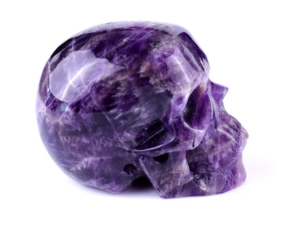 Kindred Vein 3.0" Dream Amethyst Hand Carved Realistic Skull Sculpture (SKU: 2100030) - Photo 10