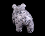 3.0" Grey Picture Jasper Hand Carved Crystal Panda
