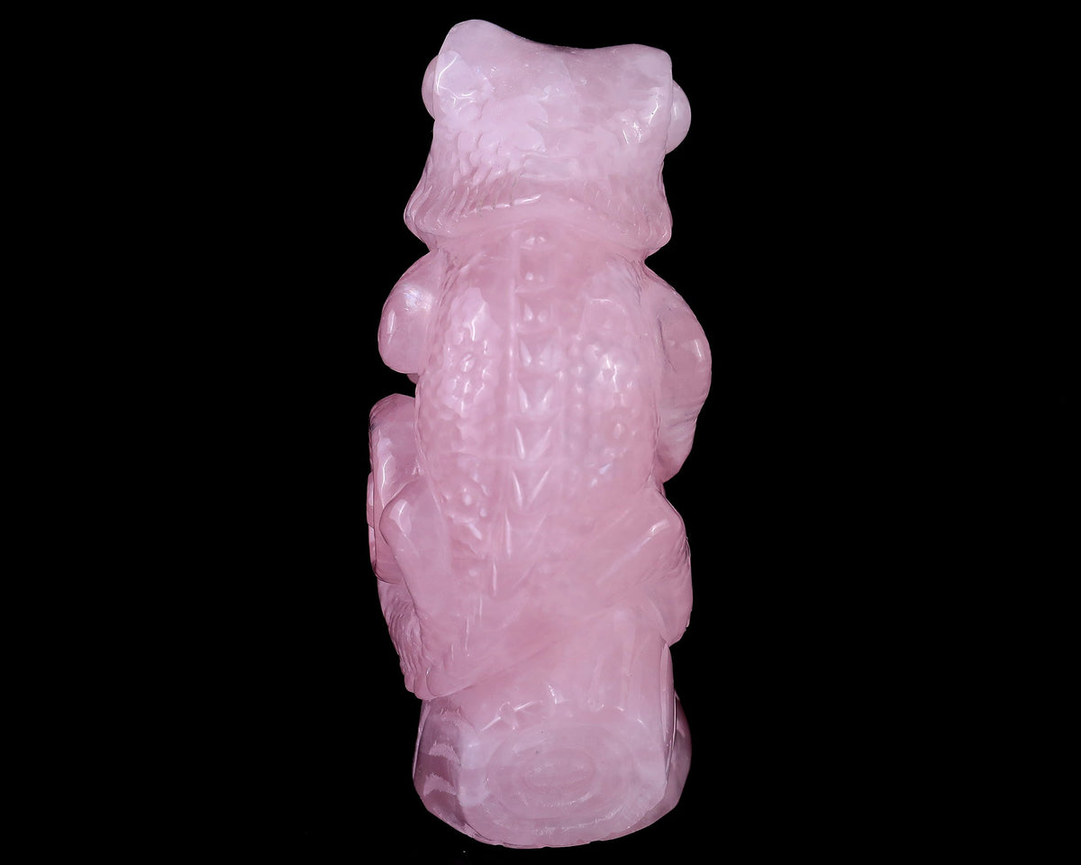 Kindred Vein 5.0" Rose Quartz Hand Carved Crystal Lizard Sculpture (SKU: 4100154) - Photo 5