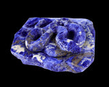 5.9" Sodalite Hand Carved Crystal Snake