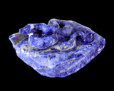 5.9" Sodalite Hand Carved Crystal Snake