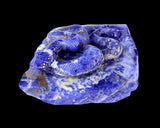 5.9" Sodalite Hand Carved Crystal Snake