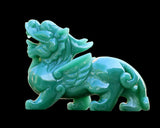 6.5" Green Aventurine Hand Carved Crystal Kylin