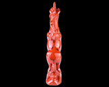 6.6" Red Jasper Hand Carved Crystal Unicorn