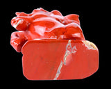 6.6" Red Jasper Hand Carved Crystal Unicorn