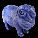6.7" Blue Aventurine Hand Carved Crystal Sheep