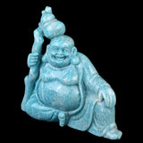 7.1" Amazonite Hand Carved Crystal Buddha
