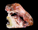 Amazing 7.6" Chalcedony Hand Carved Crystal Tiger