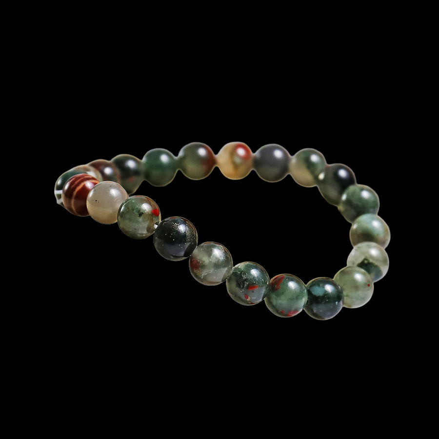 Natural Blood Stone Healing Energy Bracelet