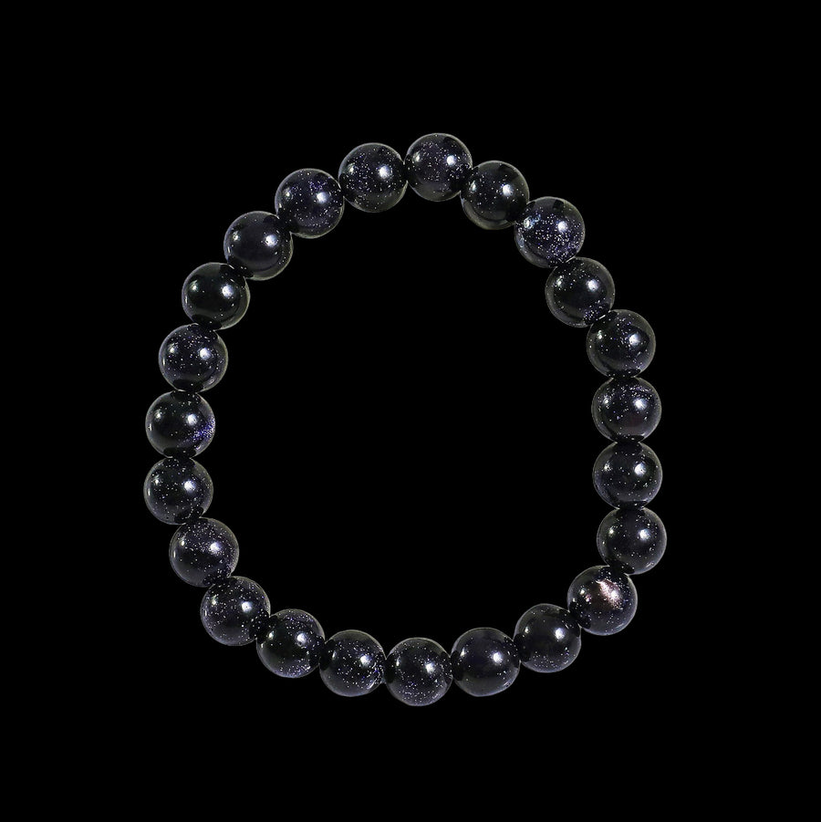 Natural Blue Goldstone Healing Energy Bracelet