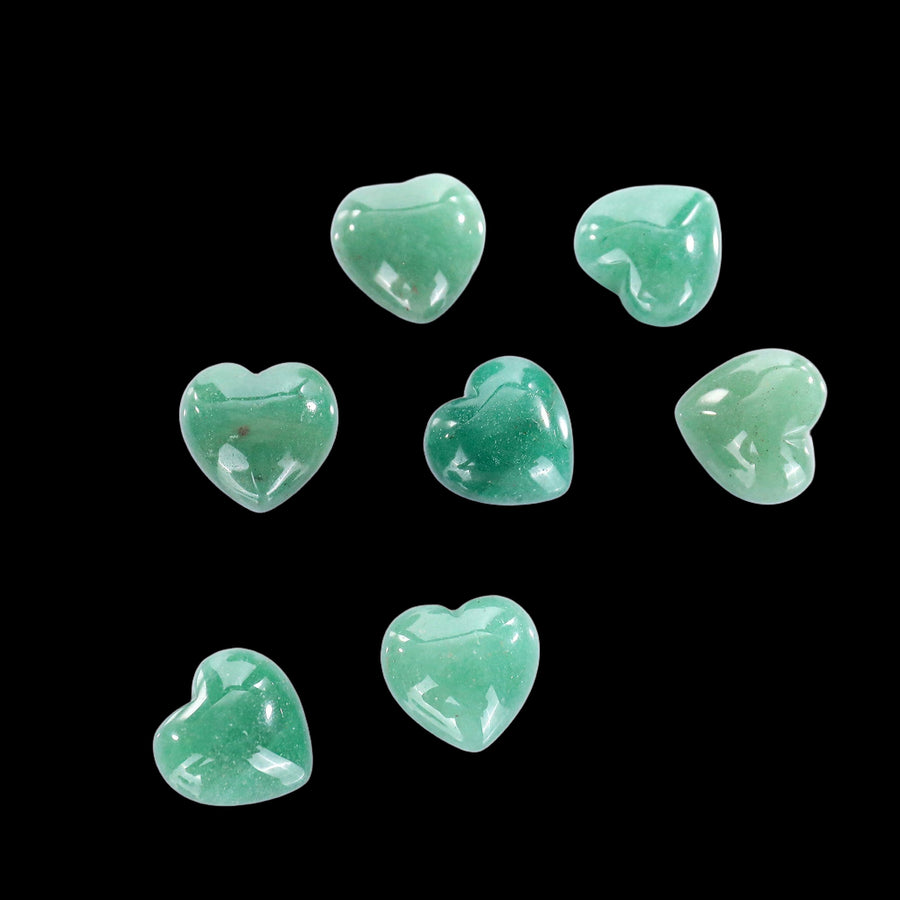 Natural Green Aventurine Hand Carved Crystal Heart