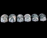Natural Nine Dragon Jade Hand Carved Crystal Panda