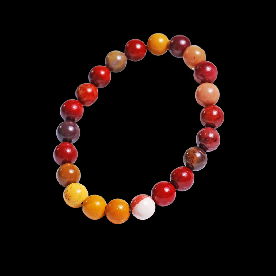 Natural Mookaite Jasper Healing Energy Bracelet