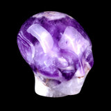 1.5" Dream Amethyst Hand Carved Crystal Elf Alien