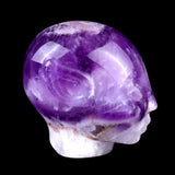 1.5" Dream Amethyst Hand Carved Crystal Elf Alien